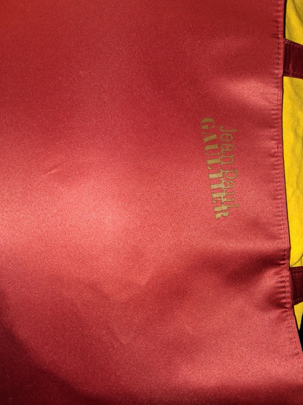 Jean Paul Gaultier Red Tote Bag